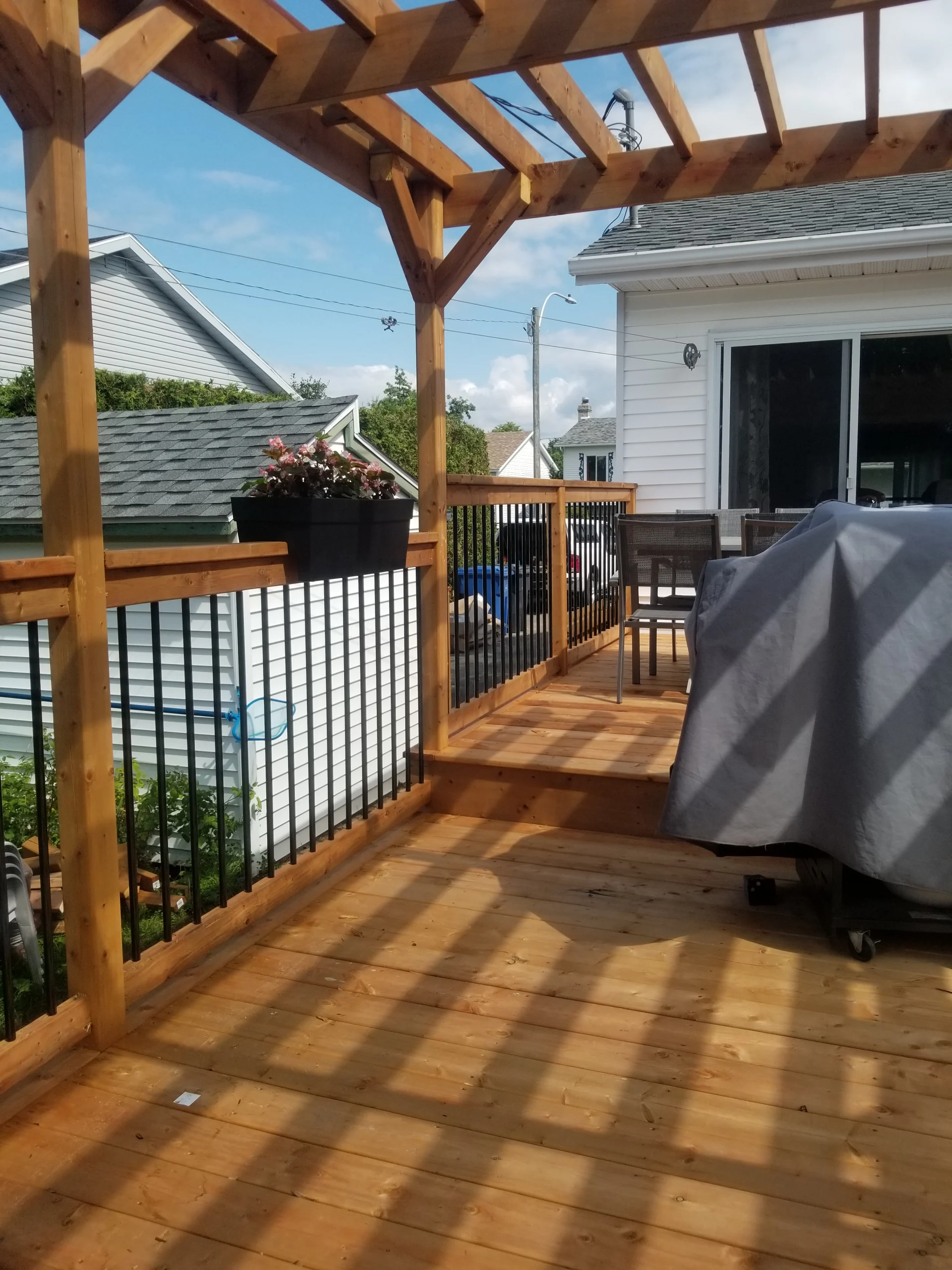 Rénovation d'un patio réalisée par Urbano Construction