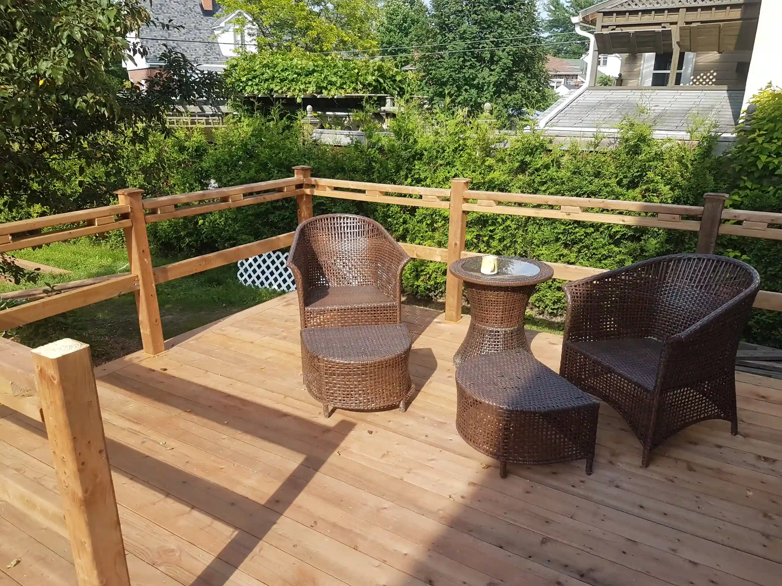 Rénovation d'un patio réalisée par Urbano Construction